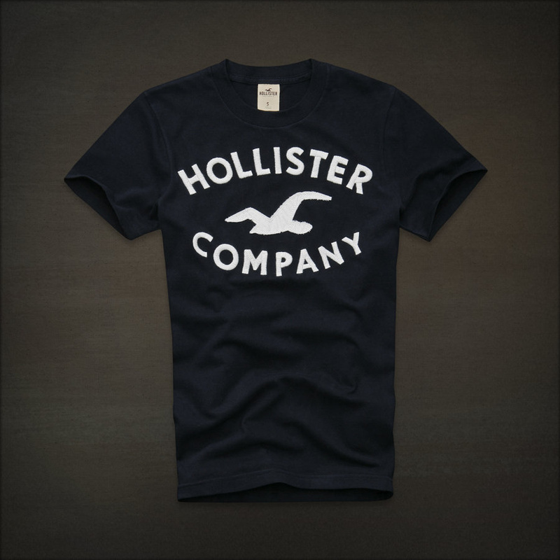 Hollister Hombres De Cuello Redondo Corto Remera HCO4328